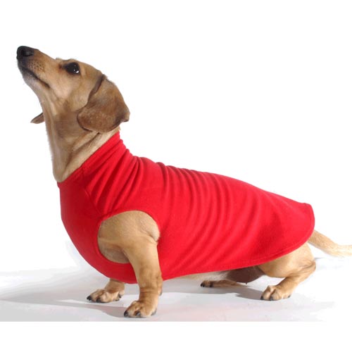 Cherry Red Noodle Stroodle Dachshund Sweater