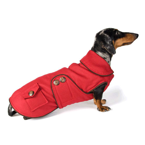 Little Red Riding Dachshund Coat (Reversible)