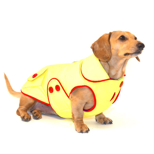 Yellow Blizzard Dachshund Parka with Thinsulate