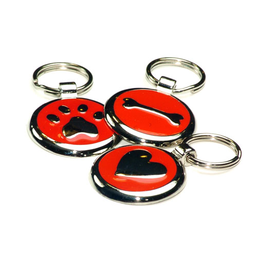 Cherry Red ID Tags