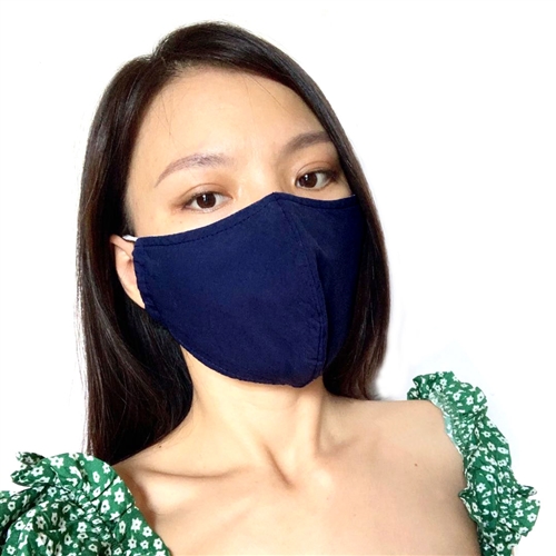 Navy Blue Face Mask - Adult AND Child Sizes Available!