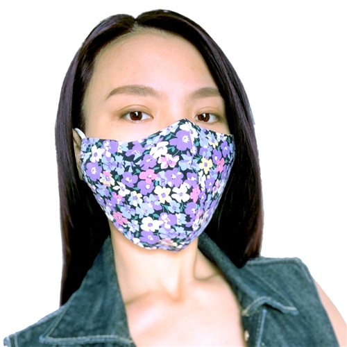 Wild Violets Face Mask